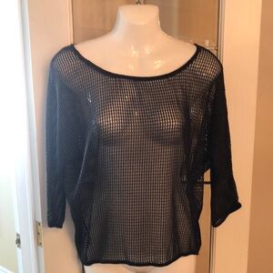 ONLY Black Mesh Top
